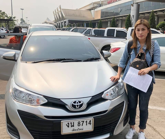 รถเช่าเชียงใหม่ Toyota Yaris YouGo Car Rental